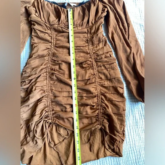 ASTR brown dress size S - Picture 4 of 8